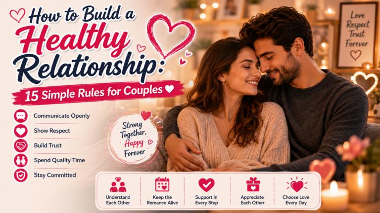 How to Build a Healthy Relationship: 15 Simple Rules for Couples ❤️